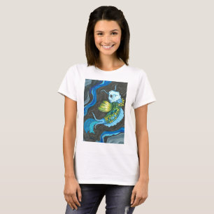 Camiseta azul de Koi