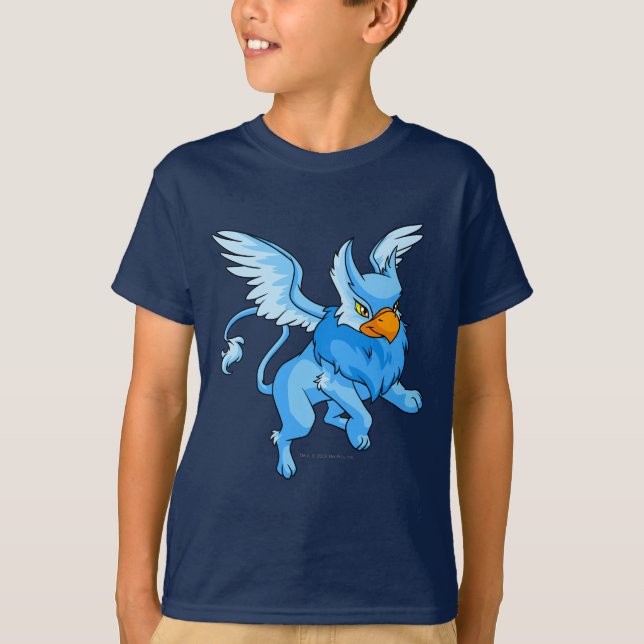 Camiseta Azul de la aguilera (Anverso)