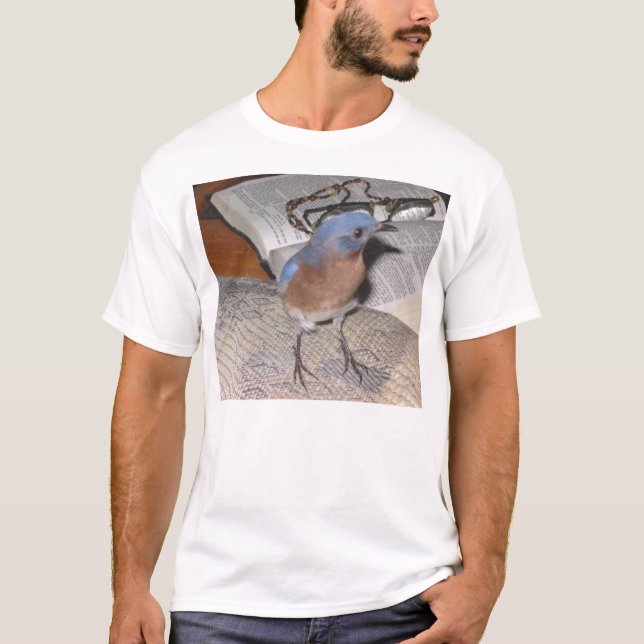 Camiseta Azul de la biblia (Anverso)