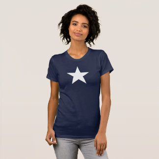 Camiseta azul de la Marina de Guerra de la Estrell