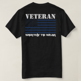 Camiseta AZUL DE LA NAVY - Veterana - Vale la pena vestir