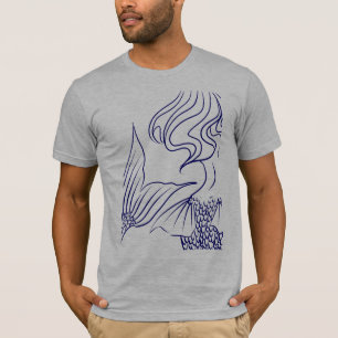 Camiseta Azul de la sirena