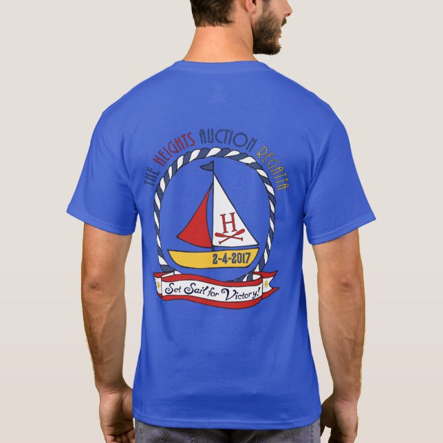 Camiseta azul de manga corta del Regatta de las (Reverso)
