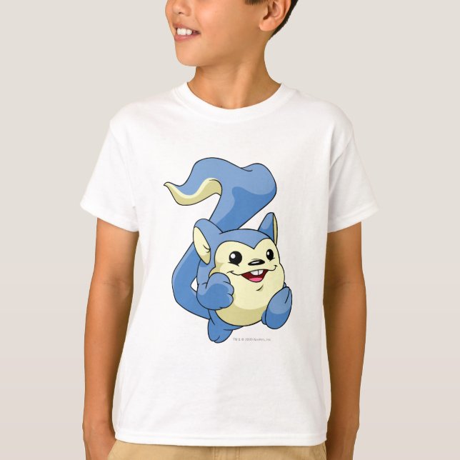Camiseta Azul de Meerca (Anverso)
