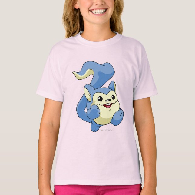 Camiseta Azul de Meerca (Anverso)