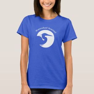 Camiseta azul de mujer 