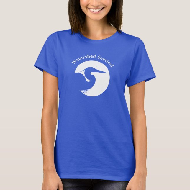 Camiseta azul de mujer  (Anverso)
