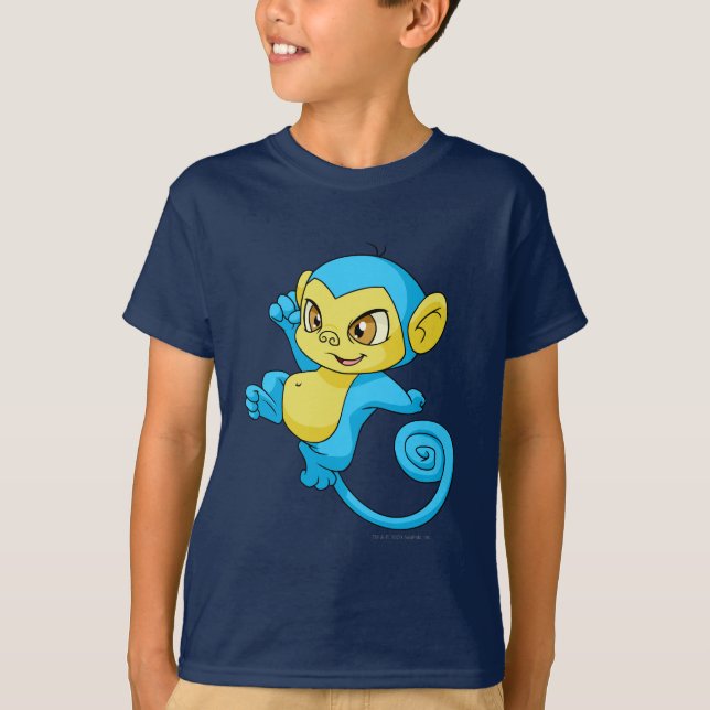 Camiseta Azul de Mynci (Anverso)