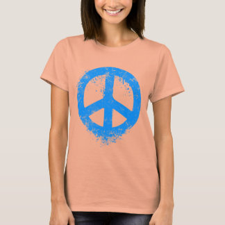 Camiseta Azul de paz líquida