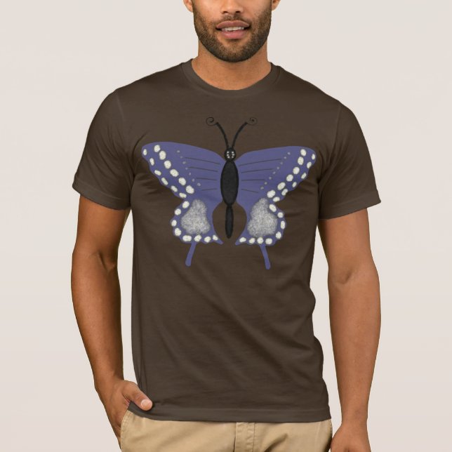 Camiseta azul de Swallowtail (Anverso)