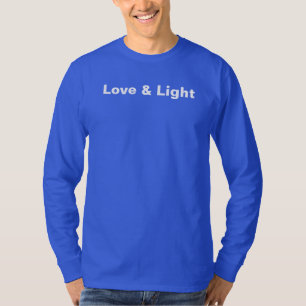 Camiseta Azul de T-Shirt de amor y luz