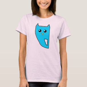 Camiseta azul del búho