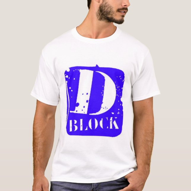 Camiseta Azul del D-Bloque (Anverso)
