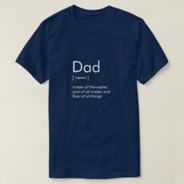 Camiseta azul del Día del Padre personalizada