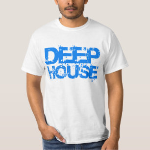 camiseta azul del diseño de DJ de la música