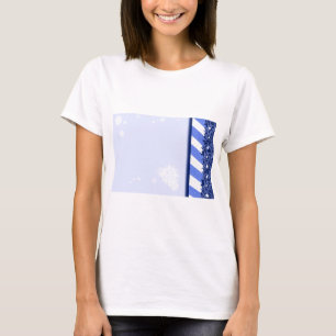 Camiseta Azul del invierno