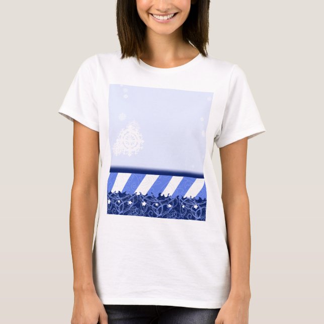 Camiseta Azul del invierno (Anverso)
