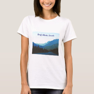 Camiseta Azul del jaspe de Banff