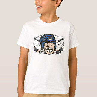 Camiseta Azul del niño del hockey