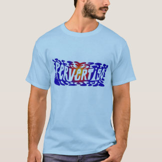 Camiseta azul del pervertigo