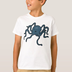 Camiseta Azul del pulpo