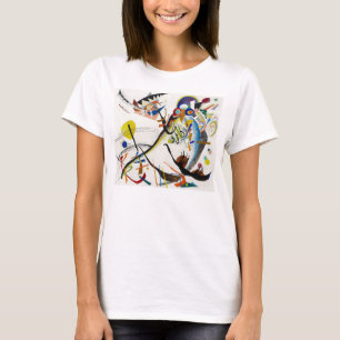 Camiseta azul del segmento de Kandinsky