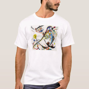 Camiseta azul del segmento de Kandinsky