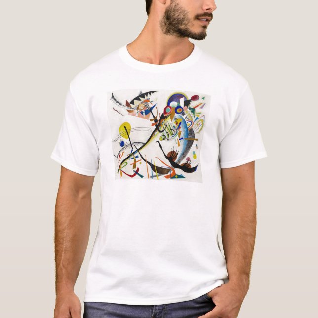 Camiseta azul del segmento de Kandinsky (Anverso)