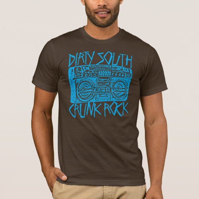 Camiseta Azul del sur sucio de Lil Jon "Boombox " (Anverso)