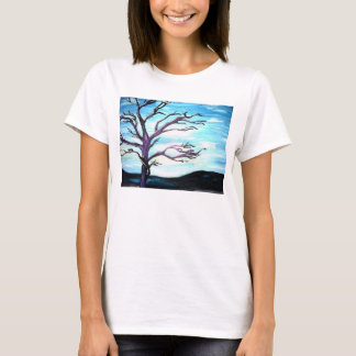 Camiseta azul del suspiro