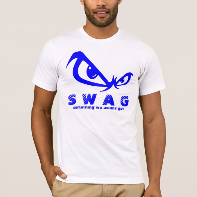 Camiseta Azul del SWAG (Anverso)