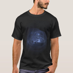 Camiseta azul del vórtice