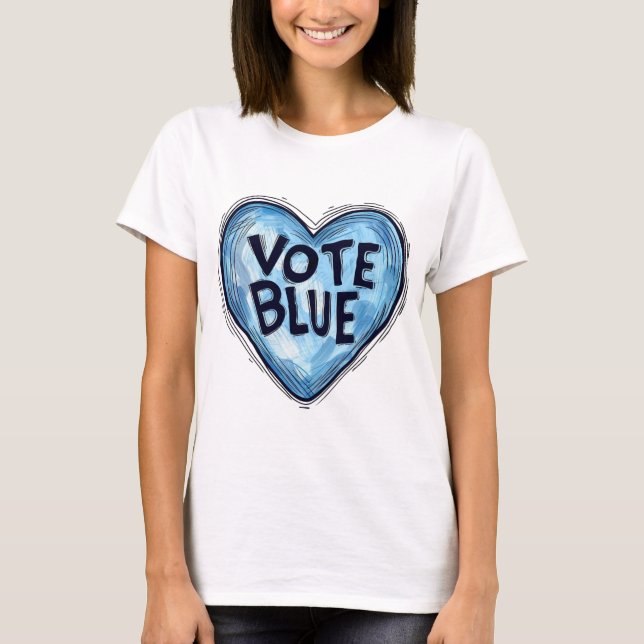 Camiseta Azul del voto (Anverso)
