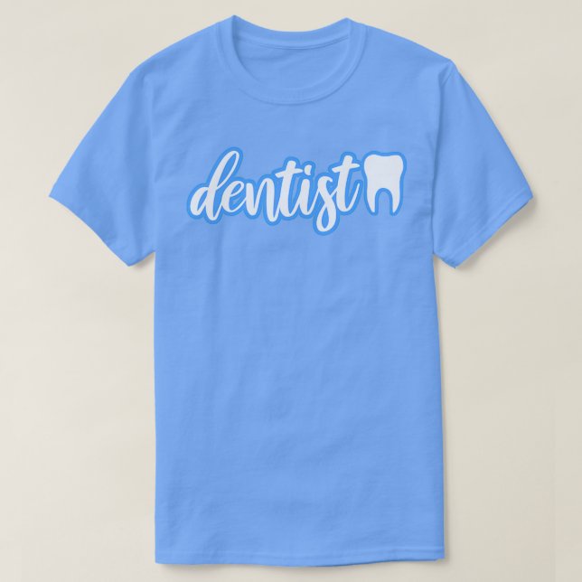 Camiseta Azul dentista (Diseño del anverso)