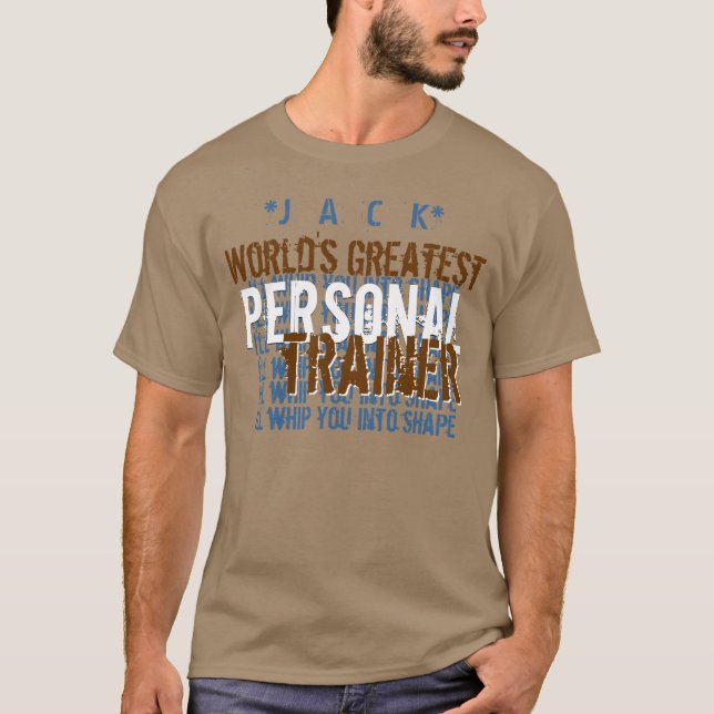 Camiseta AZUL divertido del MORENO A7 del instructor (Anverso)