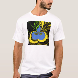 Camiseta Azul dorado