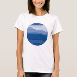 Camiseta Azul Dot Sunrise #1