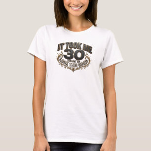 Camiseta Azul Edgy TOOK 30 LOOK GOOD Declaración de Estilo