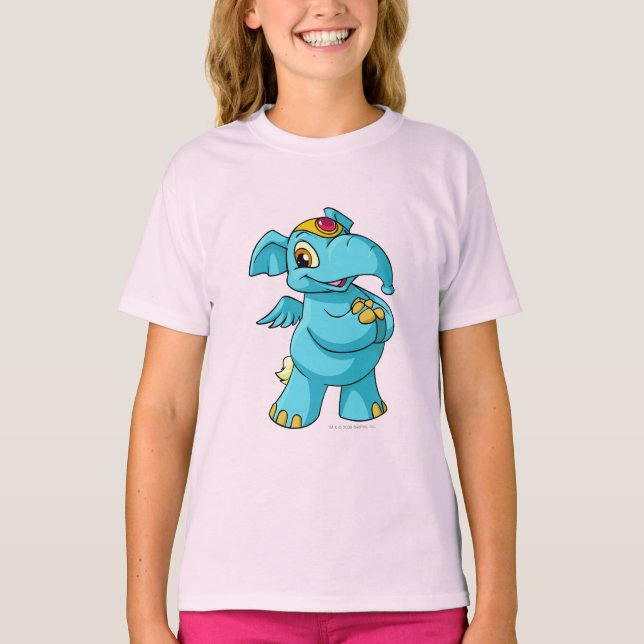 Camiseta Azul elefante (Anverso)