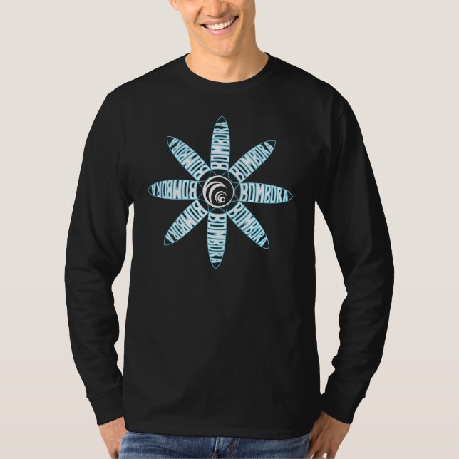 Camiseta Azul espiral de Bombora (Anverso)