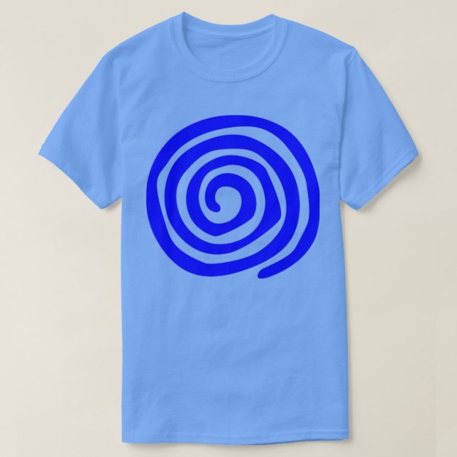 Camiseta Azul Espriral (Diseño del anverso)