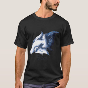 Camiseta Azul Fantasmagórico (Con Texto)