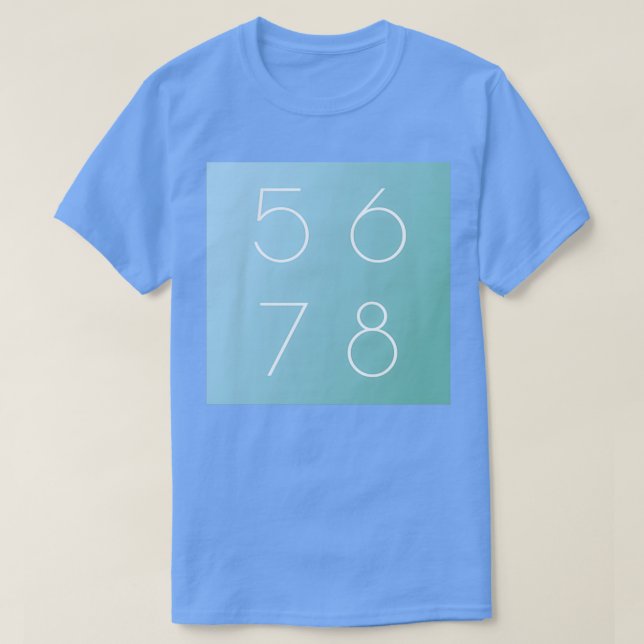 Camiseta Azul gráfico de danza 5678 (Diseño del anverso)