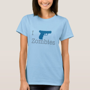 Camiseta Azul II del zombi