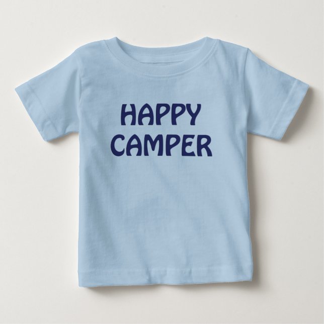 Camiseta azul infantil de la mochila de la cabina  (Anverso)