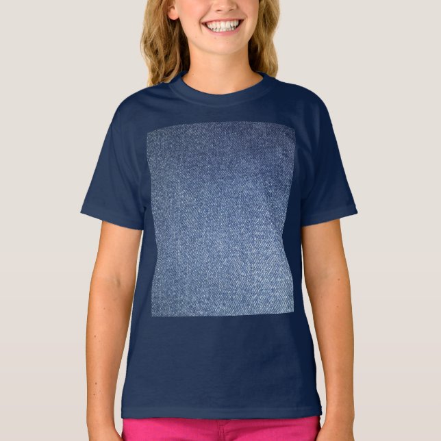 Camiseta azul Jean Child (Anverso)