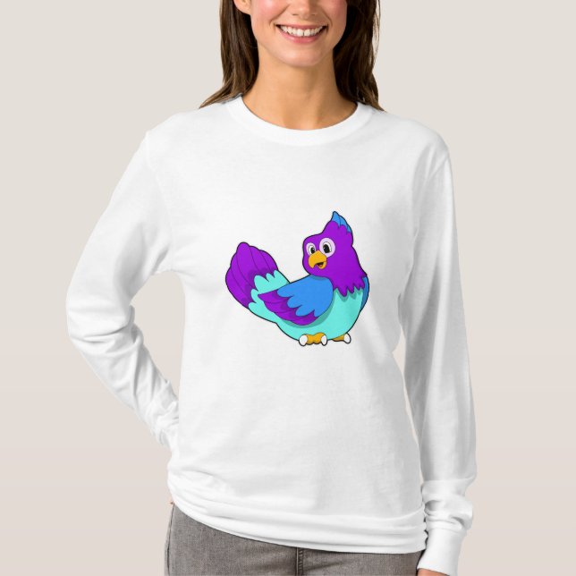 Camiseta Azul loro (Anverso)