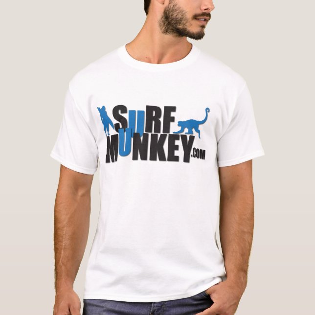 Camiseta Azul marino - diseño #2 de la cartelera de Munkey (Anverso)