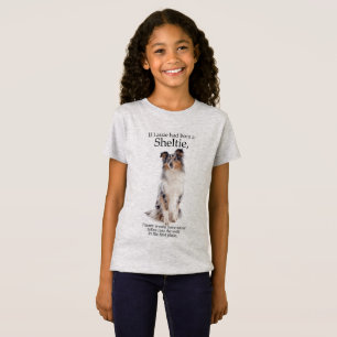 Camiseta azul Merle Sheltie de Timmy