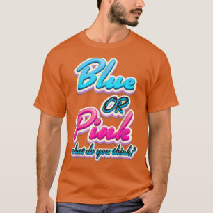 Camiseta Azul o rosa, ¿qué piensas que el género revela par